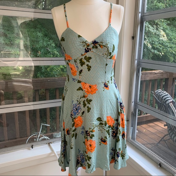 Free People Floral Mini Dress - Picture 2 of 15